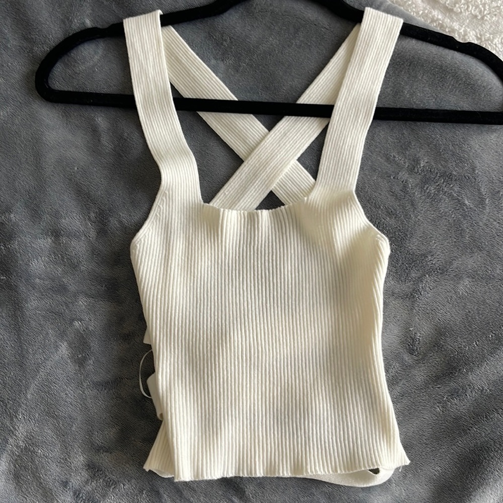 Strappy Back Tank Top